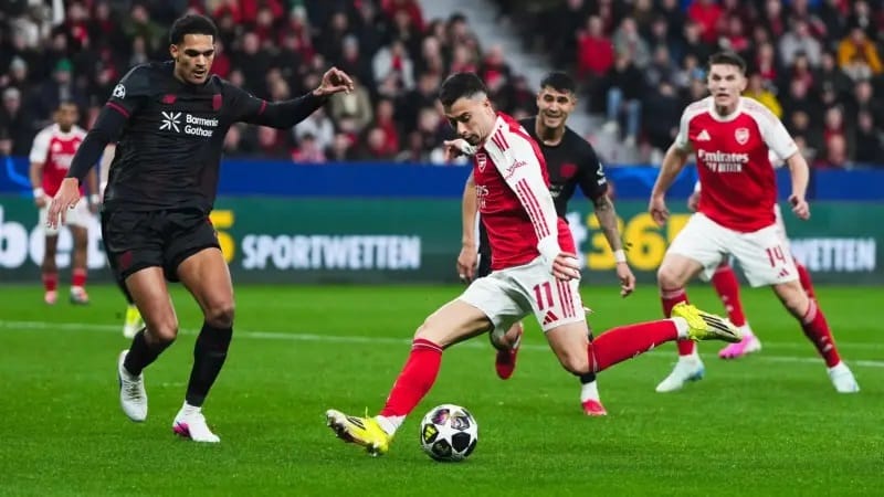 أرسنال يضمن مقعده في دور الثمانية لدوري أبطال أوروبا بفوزه على ليفركوزن