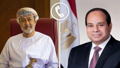 الرئيس السيسي يؤكد للسلطان هيثم بن طارق وحدة الأمن القومي المصري والخليجي ورفض الاعتداءات الإيرانية