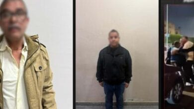 ضبط أب اعتدى على أسرته بالحجارة في الشيخ زايد