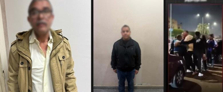 ضبط أب اعتدى على أسرته بالحجارة في الشيخ زايد