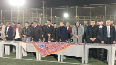 وكيل صحة سوهاج يشهد ختام الدورة الرمضانية الرابعة لكرة القدم