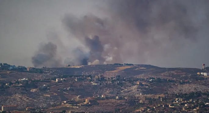 الكيان الصهيوني يكثف غاراته على لبنان.. وينشر صوراً لاستهداف عناصر حزب الله