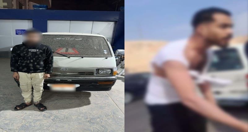 ضبط سائق اعتدى على حداد لخلاف حول الأجرة بالخليفة