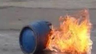 السيطرة على حريق بمول تجاري في دمياط إثر انفجار أنبوبة هيليوم