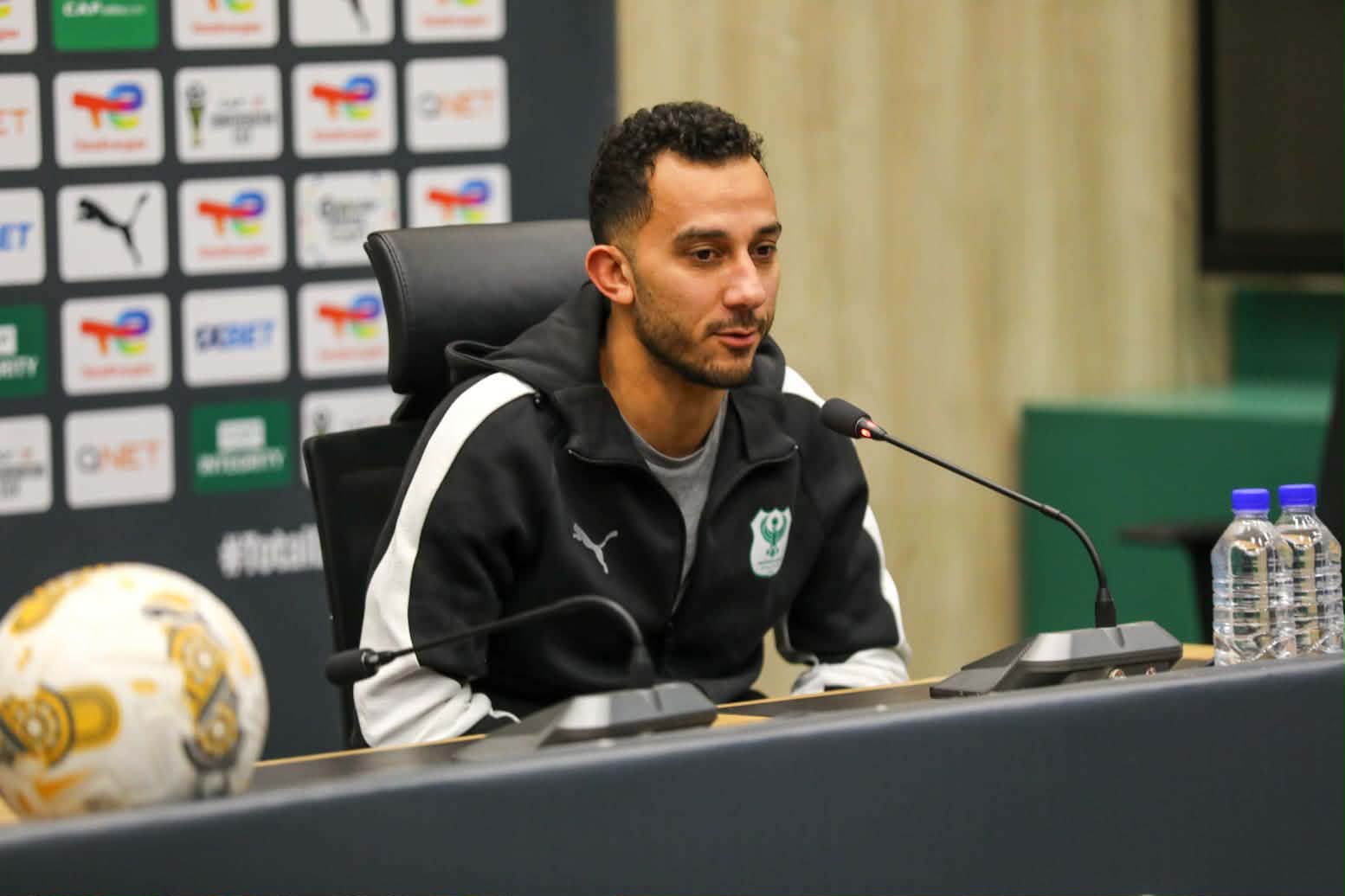 أحمد أيمن منصور: التأهل هدف المصري أمام بلوزداد وقدرة اللاعبين على الحسم