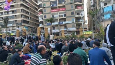 آلاف المصلين يؤدون صلاة عيد الفطر المبارك بساحات ومساجد كفر الشيخ