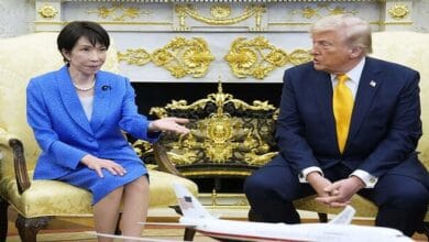 ترامب يتوقع مشاركة يابانية في تأمين مضيق هرمز