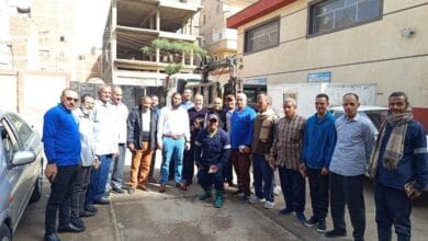 رئيس شركة مياه سوهاج يتابع سير العمل ويتفقد المواقع ميدانياً