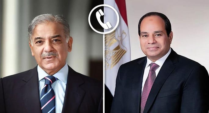 الرئيس السيسي يبحث مع رئيس وزراء باكستان مستجدات المنطقة وتطورات العلاقات الثنائية