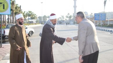 رئيس هيئة ميناء دمياط يتابع انتظام العمل ويُهنئ العاملين بأول أيام عيد الفطر