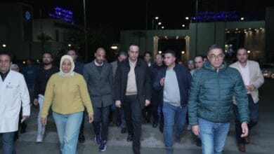 جولة مفاجئة لرئيس الرعاية الصحية بالإسماعيلية لمتابعة جاهزية التأمين الطبي لعيد الفطر