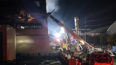 مقتل 10 وإصابة 59 وفقدان 4 في حريق مصنع بكوريا الجنوبية