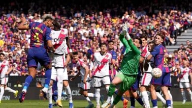 برشلونة يفوز على رايو فاليكانو 1-0 ويحافظ على صدارة الدوري الإسباني