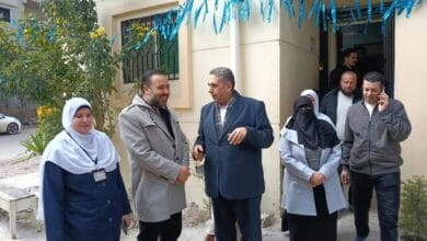 وكيل صحة كفر الشيخ يتفقد وحدة الكلى بسنديون للاطمئنان على الخدمات خلال عيد الفطر