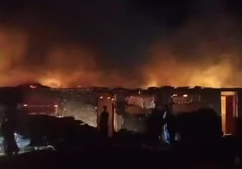 السيطرة على حريق بمزرعة مواشي في طور سيناء وخسائر فادحة