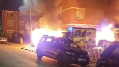 شرطة لندن: إخماد حرائق سيارات إسعاف مجتمع يهودي دون إصابات