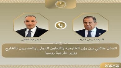 وزير الخارجية يبحث هاتفيًا مع نظيره الروسي جهود خفض التصعيد الإقليمي