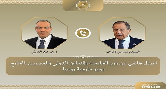 وزير الخارجية يبحث هاتفيًا مع نظيره الروسي جهود خفض التصعيد الإقليمي