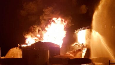 انفجار بمصفاة نفط في تكساس وحريق بمحكمة في جورجيا