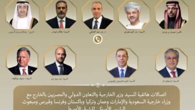 وزير الخارجية يبحث هاتفياً مع نظراء إقليميين ودوليين خفض التصعيد بالمنطقة