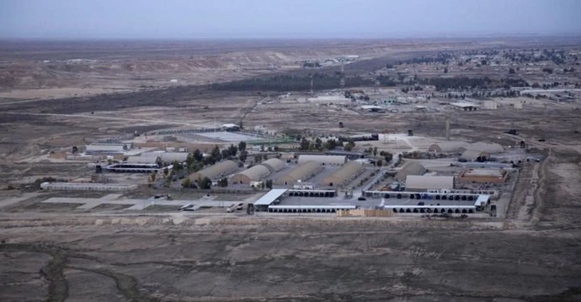 استهداف قاعدة أمريكية في بغداد بمسيرات انتحارية