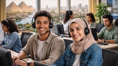 مصر تستهدف 9 مليارات دولار صادرات لخدمات التعهيد في 2026