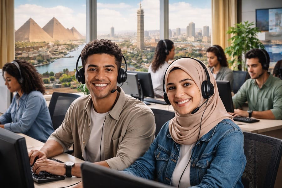 مصر تستهدف 9 مليارات دولار صادرات لخدمات التعهيد في 2026