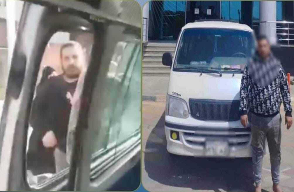 ضبط سائق ميكروباص اعتدى على راكب بالجيزة