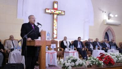 رئيس الطائفة الإنجيلية يشهد تنصيب راعٍ جديد لكنيسة منشية الصدر