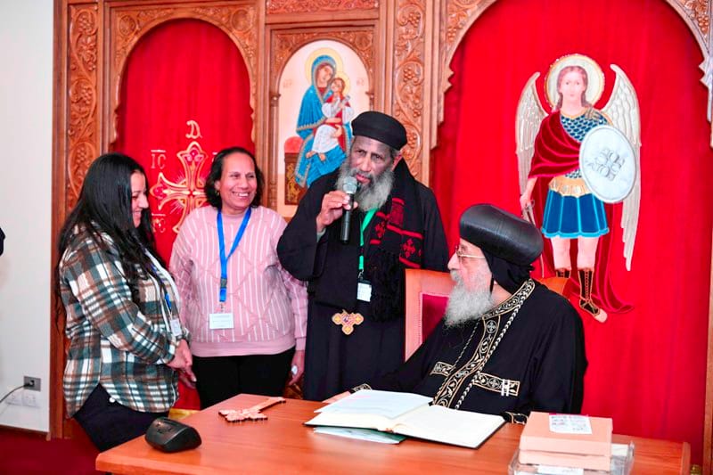 البابا تواضروس يكرم 9 متبرعين بفص كبد ويشيد بثقافة العطاء