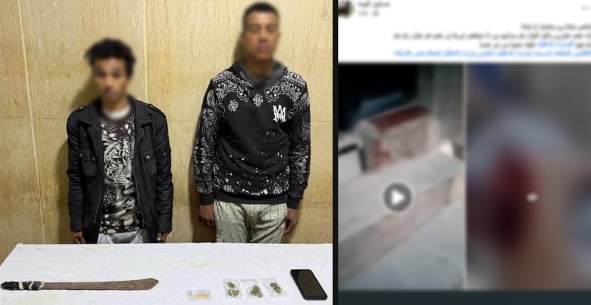 القبض على شقيقين اعتديا على شخصين بأسلحة بيضاء في الجيزة لخلافات جيرة