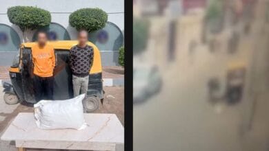 ضبط شخصين لسرقة قطع غيار سيارات بالبحيرة