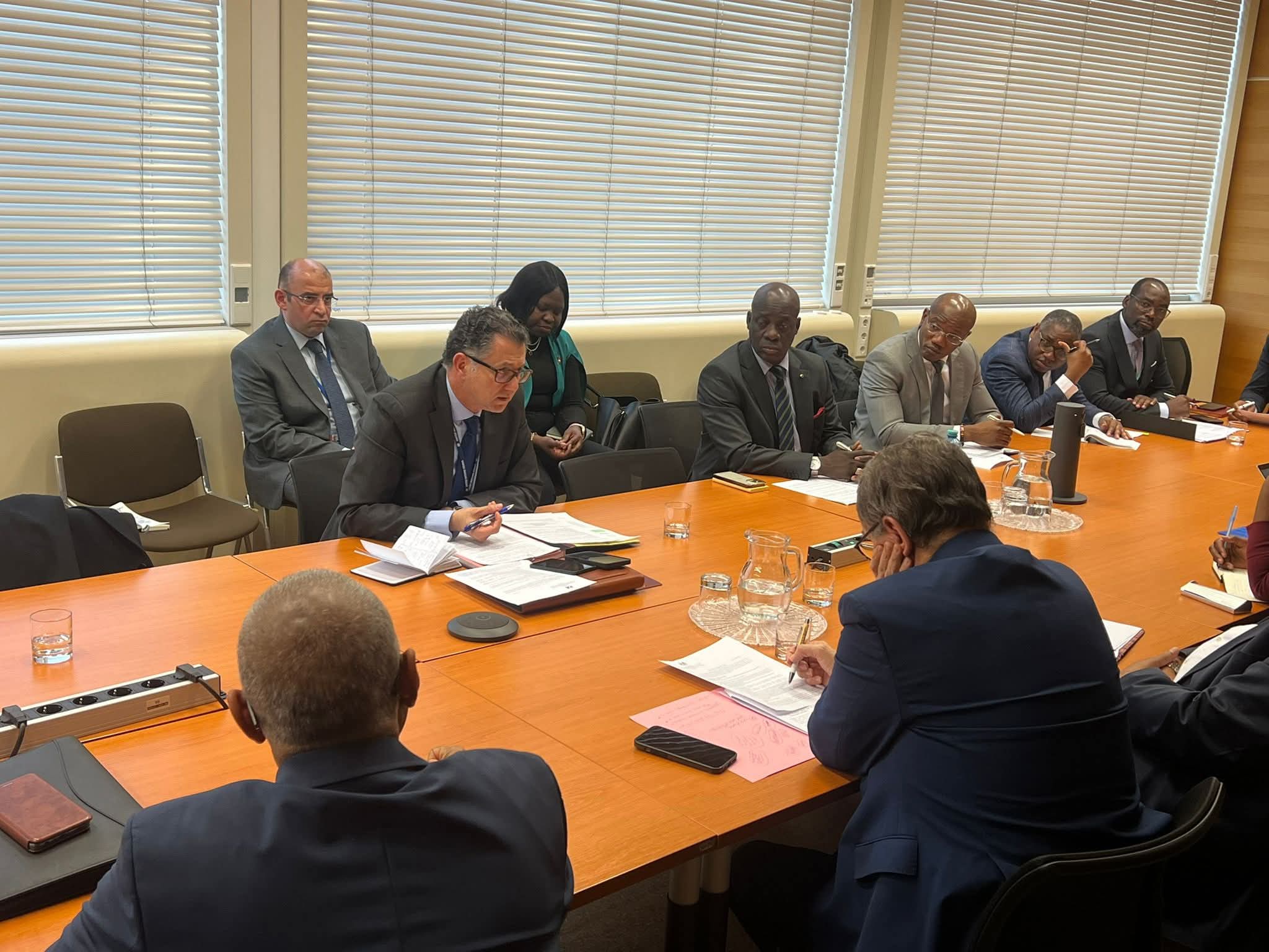 السفير محمد نصر يترأس اجتماع المجموعة الإفريقية في فيينا