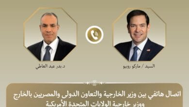 وزيرا الخارجية المصري والأمريكي يبحثان العلاقات الثنائية ومستجدات الأوضاع الإقليمية