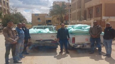 ضبط 2 طن و100 كجم دقيق مدعم قبل بيعه في السوق السوداء بالفيوم