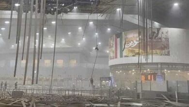 هجمات مسيرات تسفر عن أضرار كبيرة بمطار الكويت الدولي