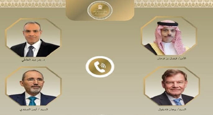 وزير الخارجية يبحث هاتفياً مع نظرائه الألماني والسعودي والأردني ومسؤولين بالمفوضية الأوروبية جهود خفض التصعيد الإقليمي
