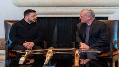 ملك الأردن والرئيس الأوكراني يحذران من تداعيات إطالة أمد الصراع