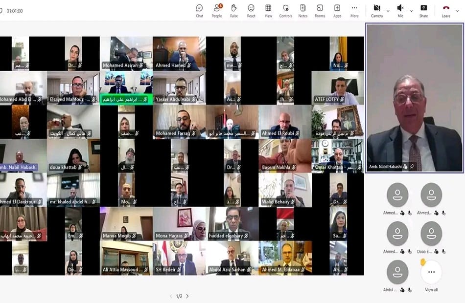 نائب وزير الخارجية يبحث أوضاع الجالية المصرية في الكويت