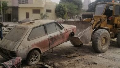 المرور ترفع 36 سيارة متروكة ومتهالكة لمنع الحوادث