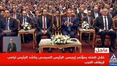 الرئيس السيسي: الرئيس الأمريكي ترامب الوحيد القادر على إيقاف الحرب في المنطقة