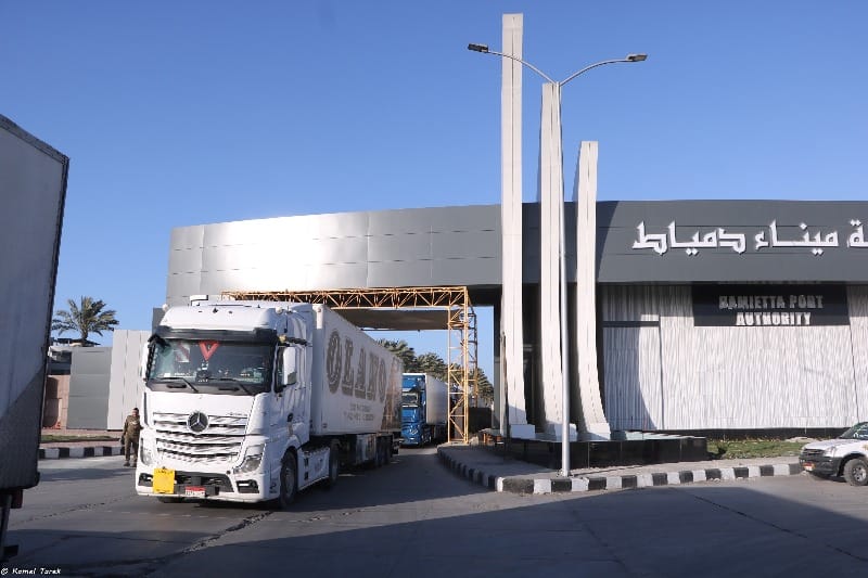 ميناء دمياط يطلق خدمة "رورو" الجديدة للشحنات المتجهة لدول الخليج