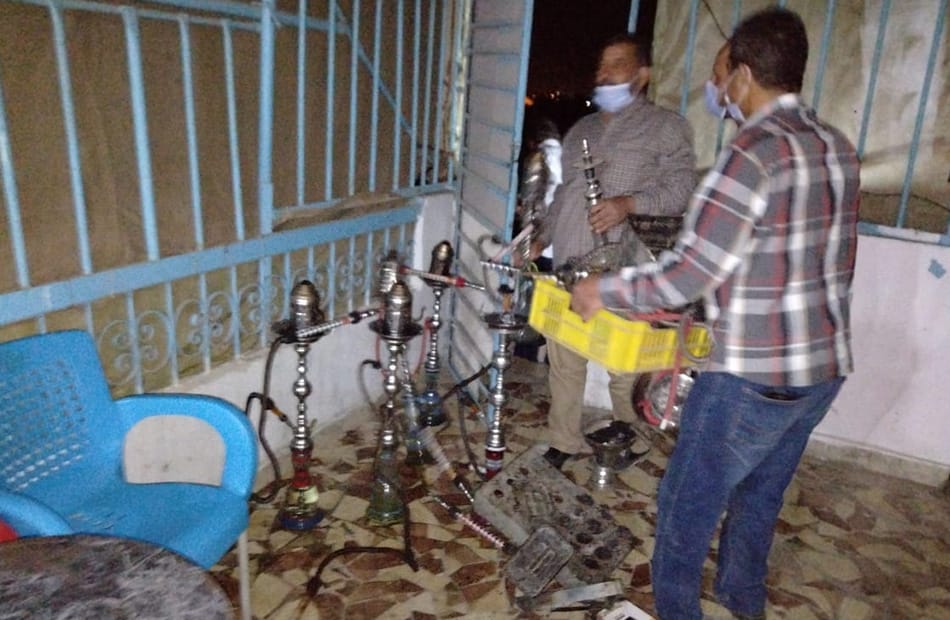 مصادرة وإعدام أكثر من 300 شيشة خلال حملات مكثفة بأحياء الإسكندرية