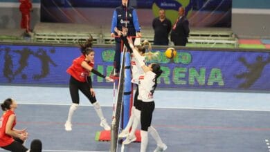 الأهلي يحصد لقب دوري السوبر الممتاز لآنسات الكرة الطائرة للمرة 42