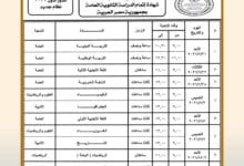 صورة رمزية للامتحانات أو لوزارة التربية والتعليم