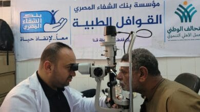 صورة تعبر عن قافلة طبية أو مستشفى ميداني