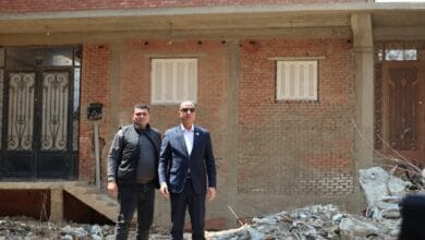 محافظ الجيزة خلال جولة تفقدية لمواجهة البناء المخالف