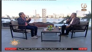 لقطة من ستديو ماسبيرو النهري احتفالاً بشم النسيم.