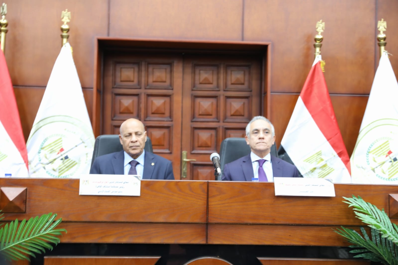 وزير العدل يبحث تطوير منظومة العدالة مع قضاة الاستئناف والابتدائية