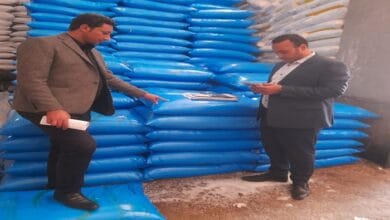 ضبط 11 طن سماد يوريا وملح طعام مجهولي المصدر بكفر الشيخ